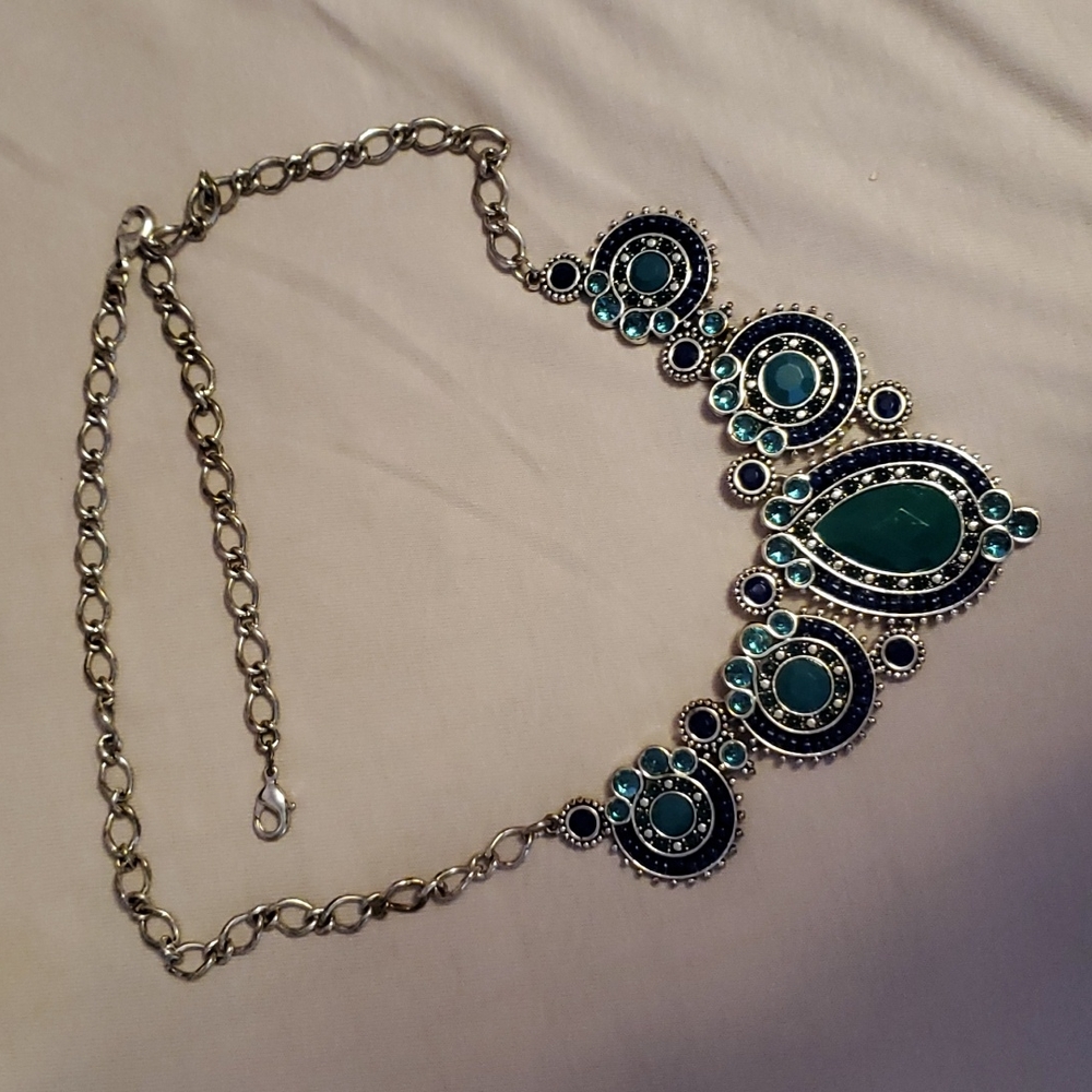Reversible multiple length statement necklace - Picture 4 of 7